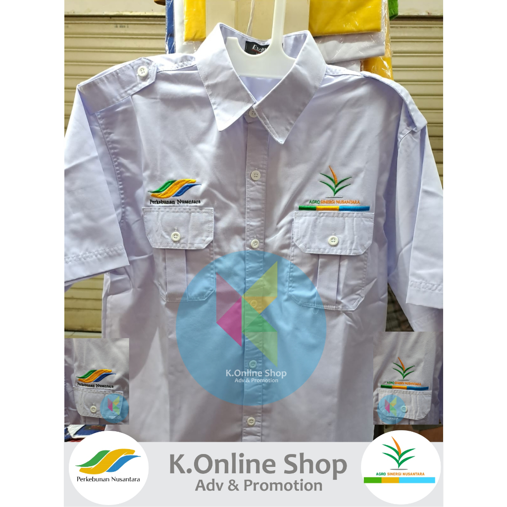 kemeja perkebunan nusantara Agro sinergi nusantara seragam perkebunan nusantara agro sinergi nusanta