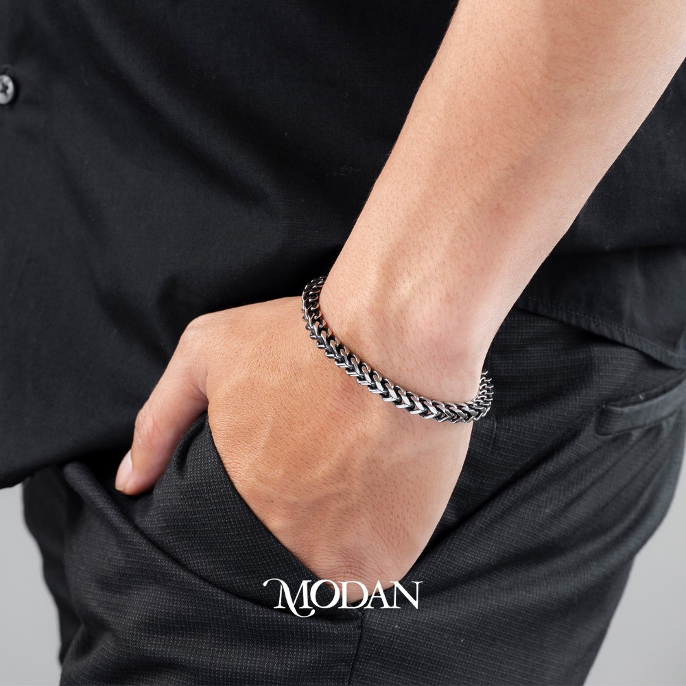 Men's foxtail deals chain bracelet