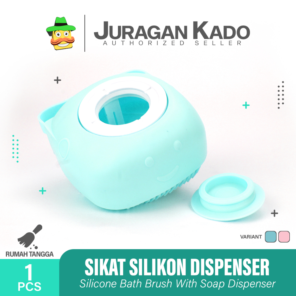 Sikat Mandi Bahan Silikon Lembut / Spons sikat tangan Badan Bisa Isi Sabun Didalam / Shower Brush Silicone