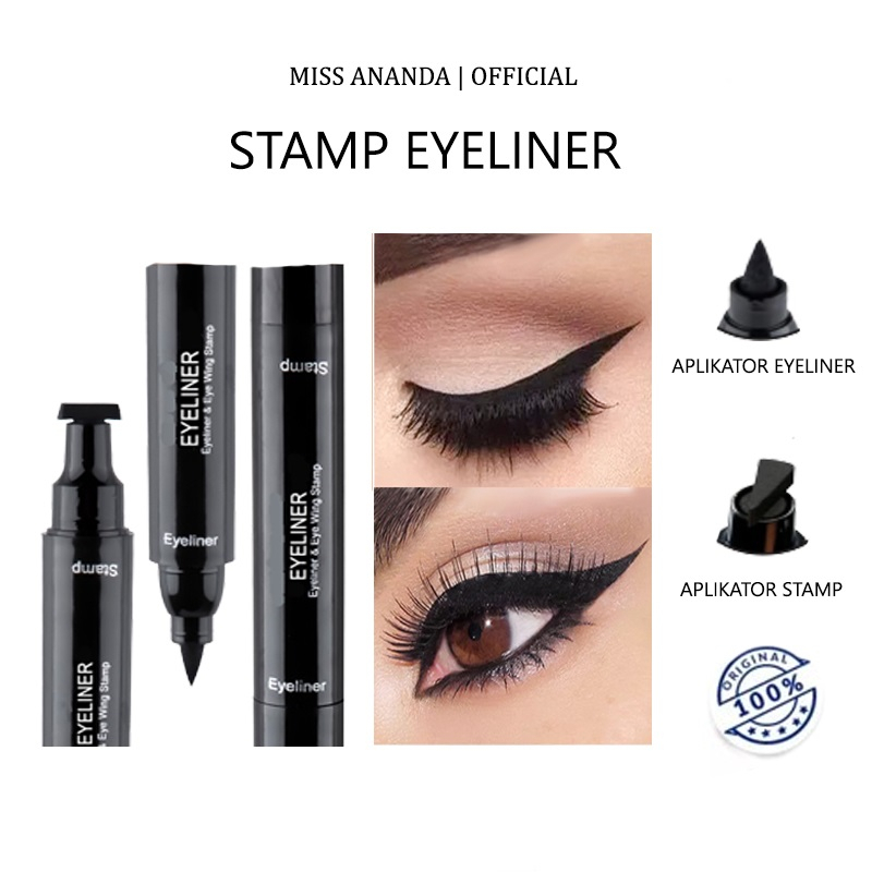 STAMP EYELINER WATERPROOF &amp; SEAL EYELINER STAMP WATERPROOF CETAKAN EYELINER ANTI AIR