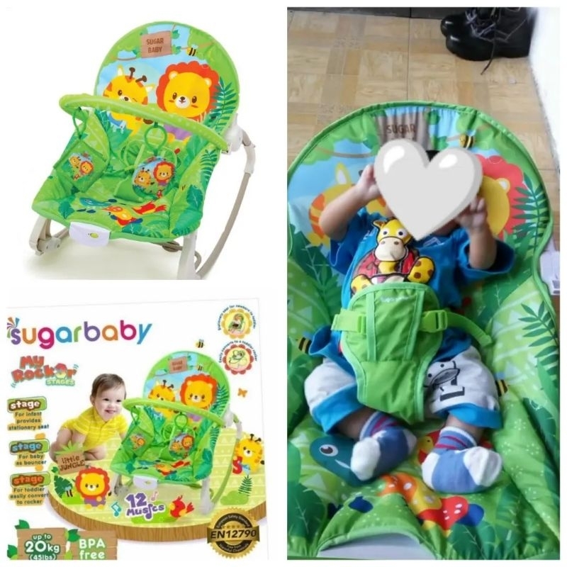 Preloved Bouncer bayi SUGAR BABY