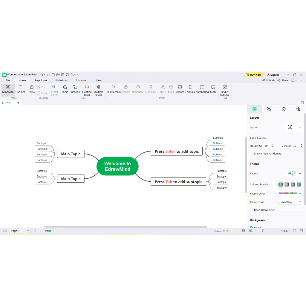 EdrawMind 10.5.3 Full Version Lifetime Software Mind Mapping