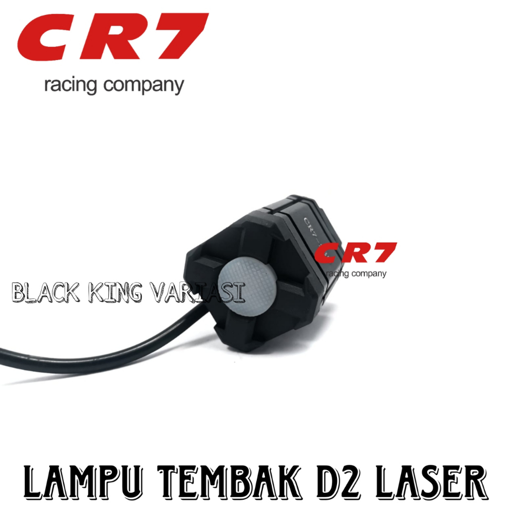 Lampu Tembak SQL 1 Mata Lampu Tembak Laser LED D2 Mini Kotak 2 Warna High Low Putih Kuning Waterpoof Lampu Sql CR7 Plus Senja