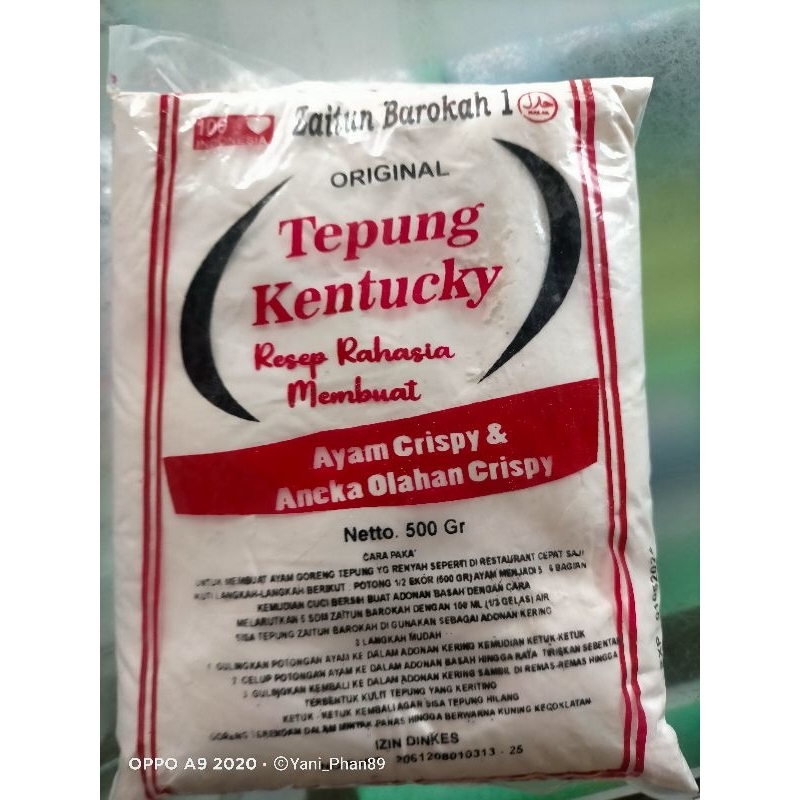 

Tepung Bumbu Krispy Serbaguna Zaitun Barokah #Halal