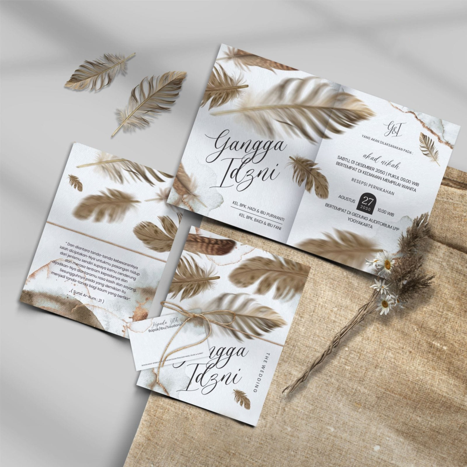 

Undangan Pernikahan CF-002 - Undangan Premium - Undangan Murah - Undangan Keren - Undangan Souvenir Pernikahan