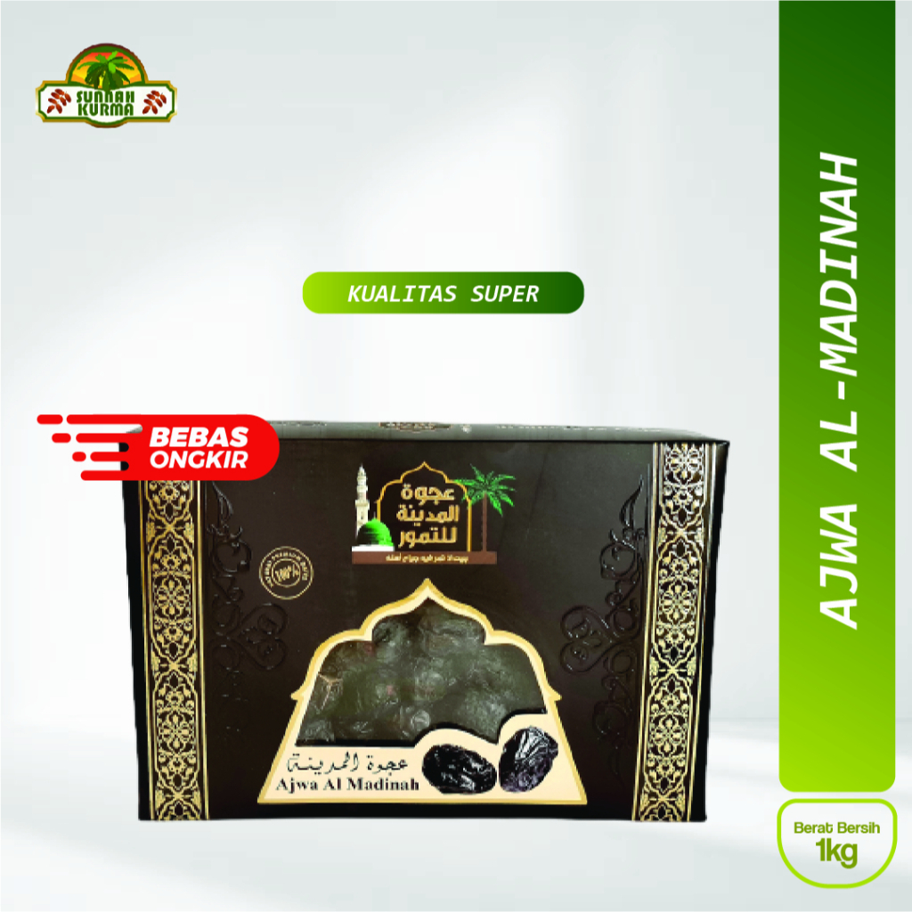 

KURMA AJWA AL-MADINAH SUPER 1 Kg