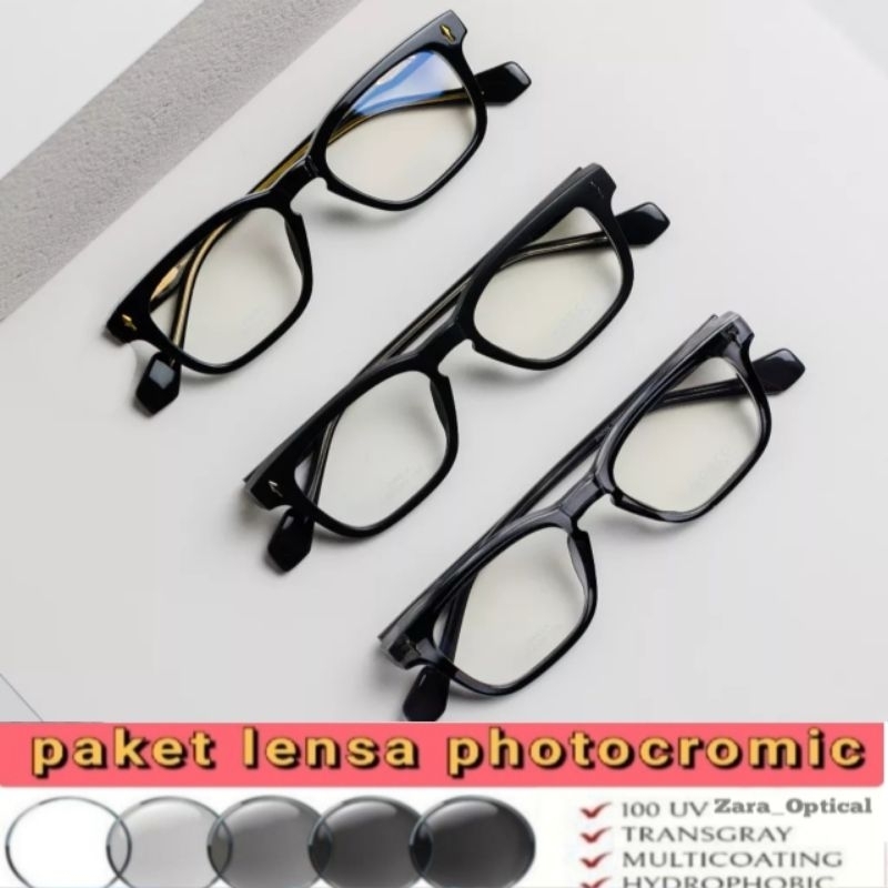 Kacamata Frame Moscot Paket Lensa Minus Pria Wanita