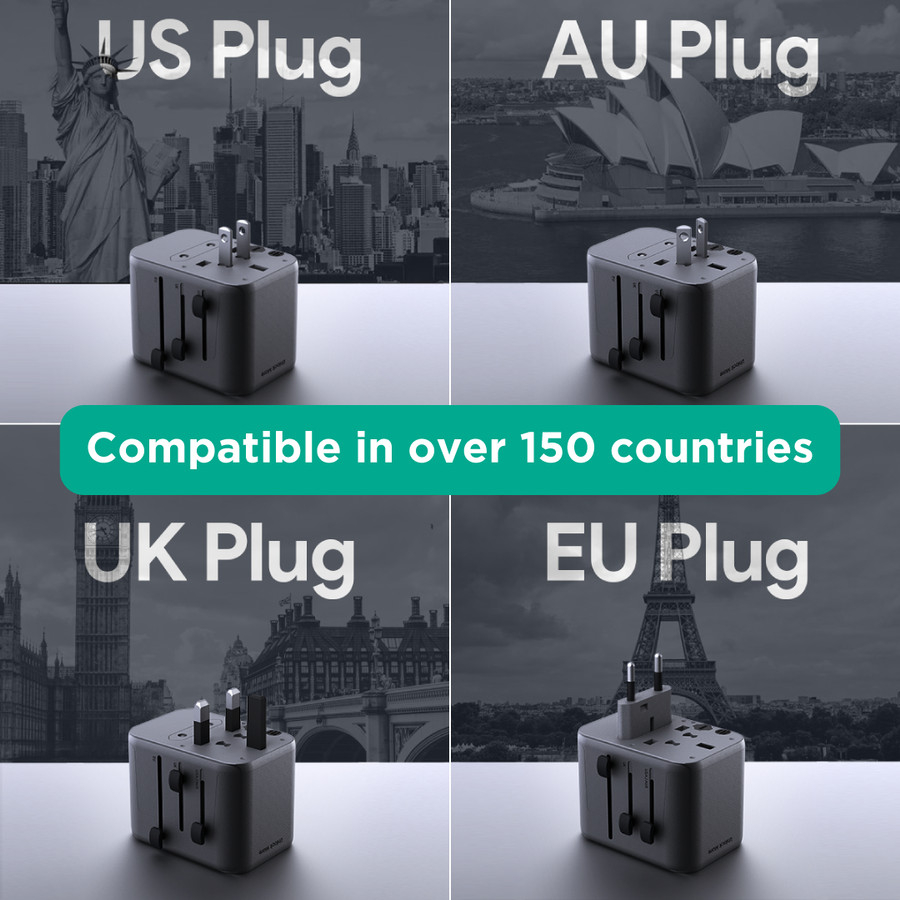 Universal Adapter AUKEY PA-TA08 With USB C PD 65W - 501744