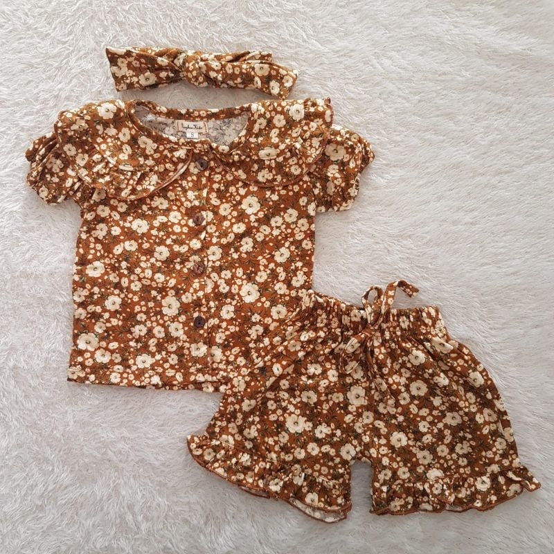 Baju Bayi setelan Stella One set