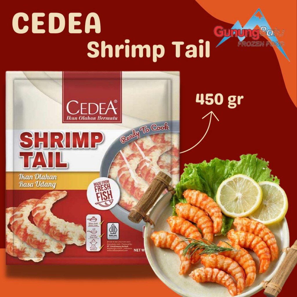 

CEDEA SHRIMP TAIL 450 GRAM