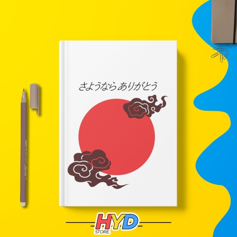 

Buku Notebook A5 Hardcover High-Quality Diary Journal Aesthetic Buku Catatan Japan Moon