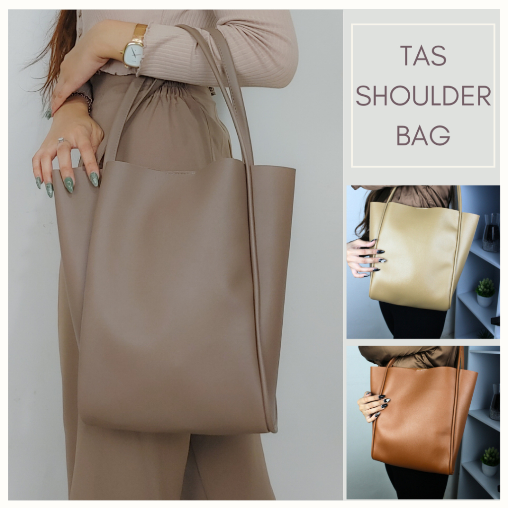 [100% FOTO ASLI] TAS SHOULDER BAG KEKINIAN / TAS UNTUK KERJA / TAS KULIAH / TAS KULIT