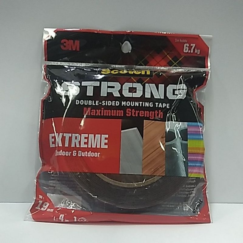 

3M SCOTCH VHB STRONG OUTDOOR MOUNTING TAPE PERMANEN 414-M19