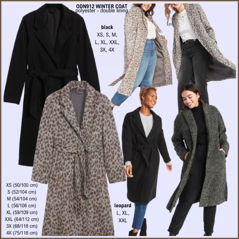 Coat Wanita Odn 912 Winter Coat