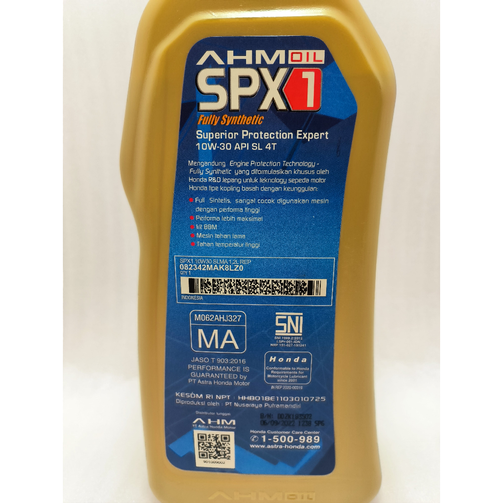 OLI SPX1 1,2LITER PERBOTOL