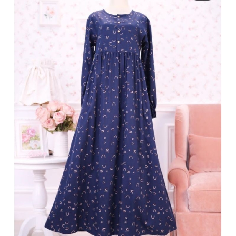 NEW DITSY HALEN NAVY SIZE S