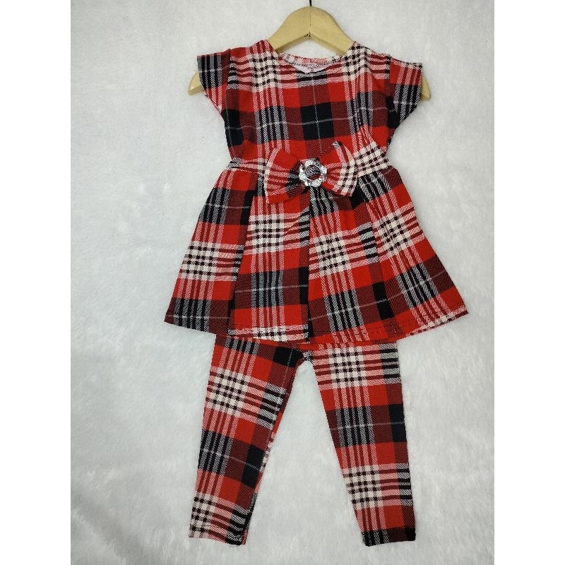 set anak set dress anak murah setelan anak usia 1-2 thn random premium hrg 3 stel