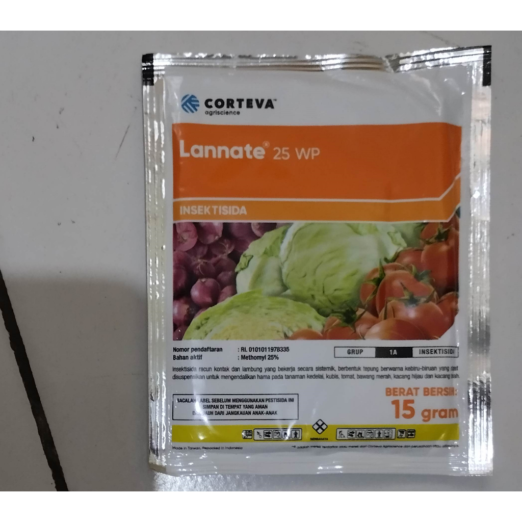 DUPONT CORTEVA LANNATE 25 WP 15 GRAM PER SACHET INSEKTISIDA ULAT