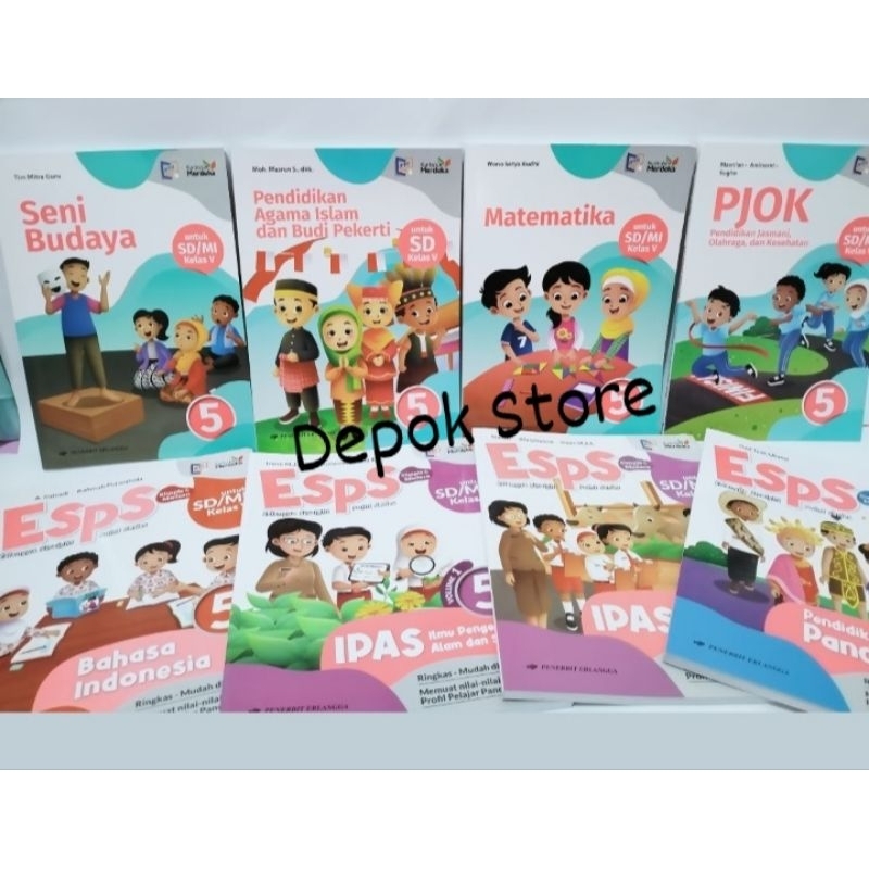 Erlangga Kelas 5 SD Kurikulum Merdeka