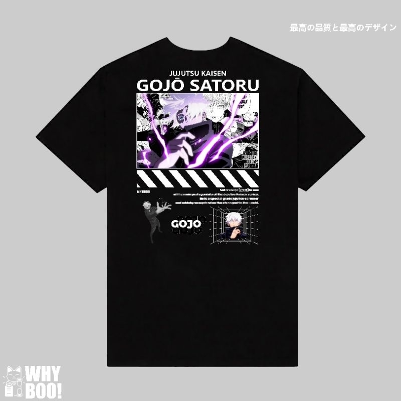 WHYBOO T-SHIRT GOJO SATORU JUJUTSU KAISEN