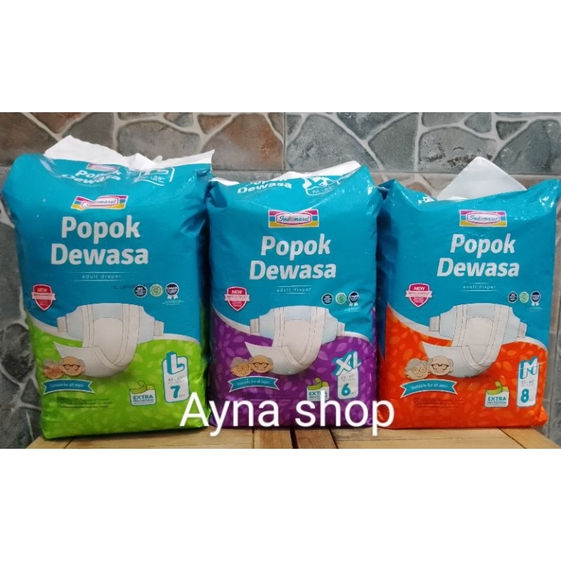 Diapers popok dewasa indomaret tipe perekat