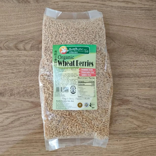 HP Organic Wheat Berries 1kg Berry Gandum Organik