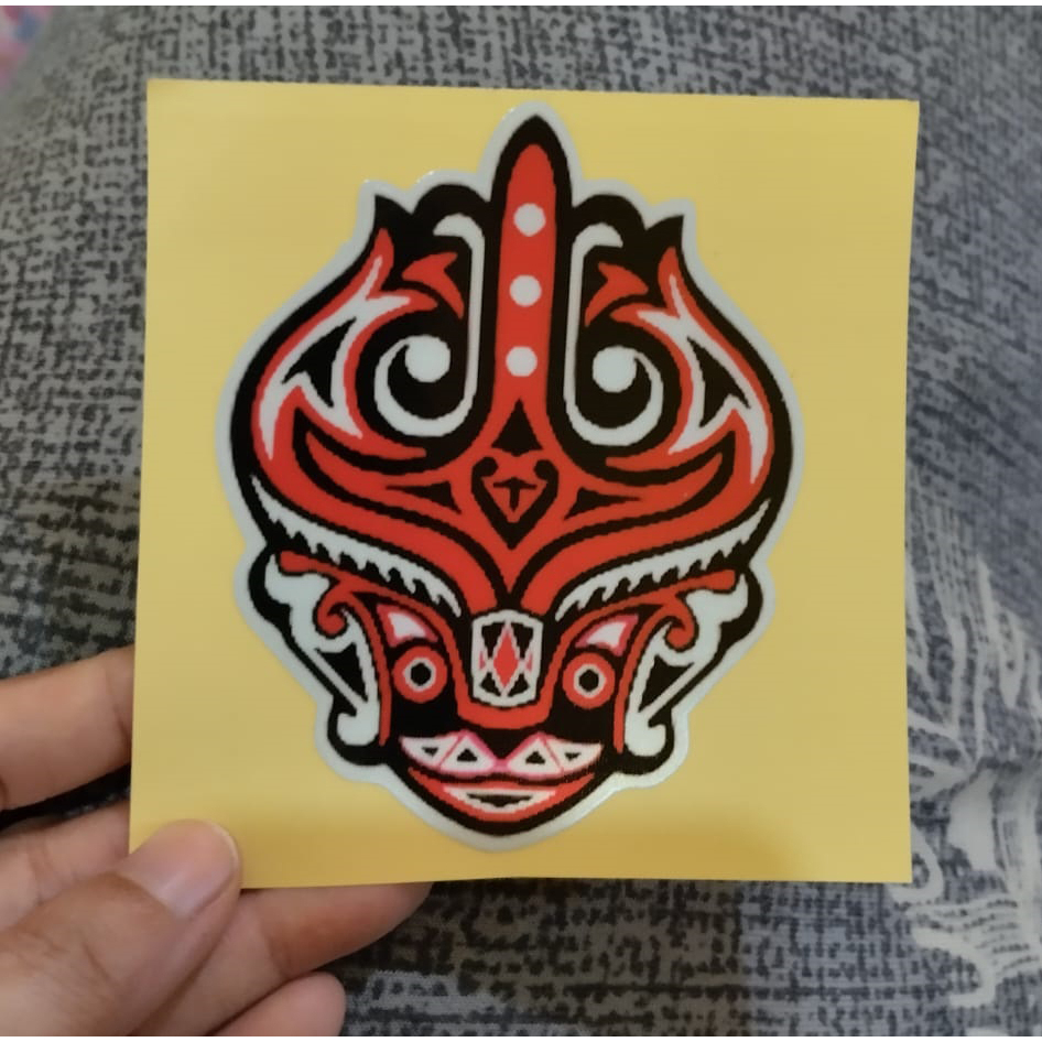 Sticker Motor Reflektif Gorga Batak Tahan Air