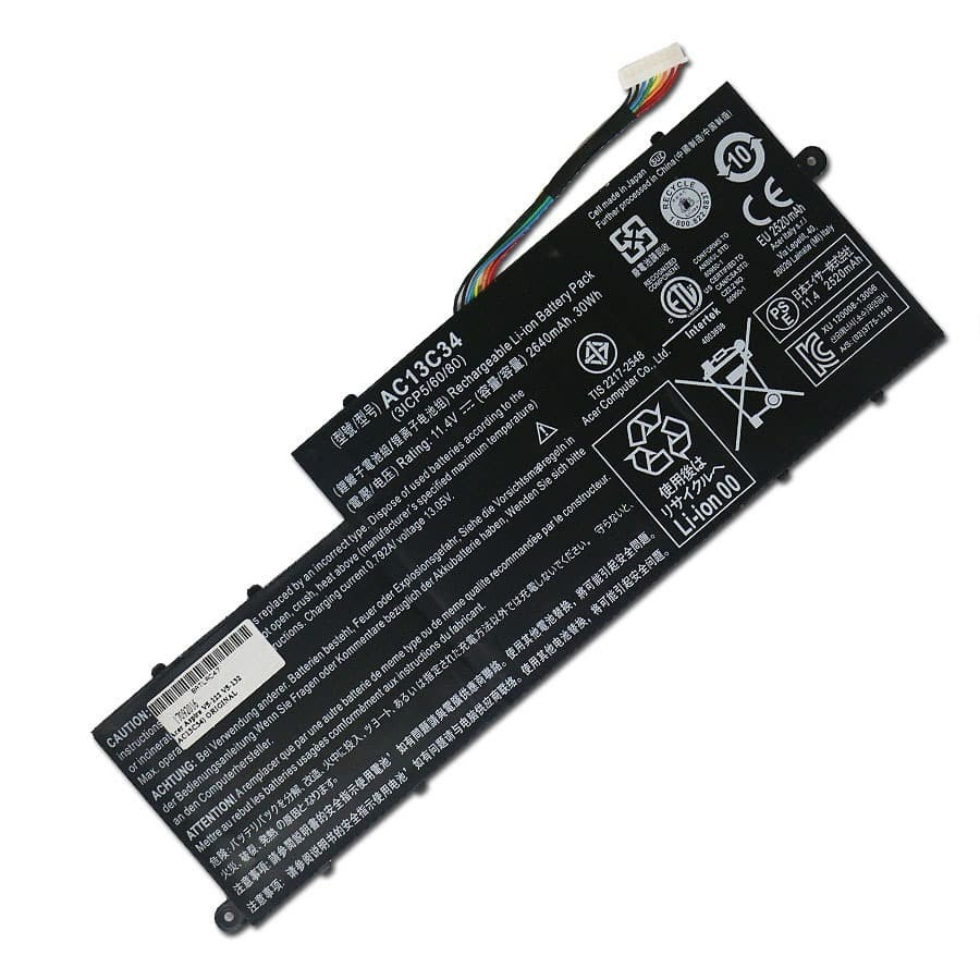 BATERAI Acer Aspire V5-132 V5-132P V5-122 V5-122P AC13C34