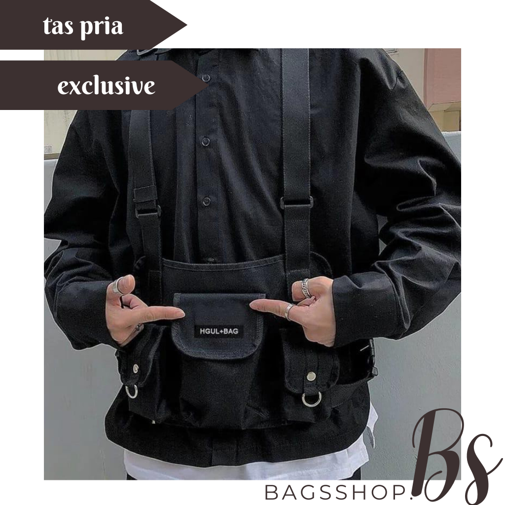 tas rompi dada selempang slempang selempanh waistbag weist bag waisbag sligbag slig bag bahu pria co