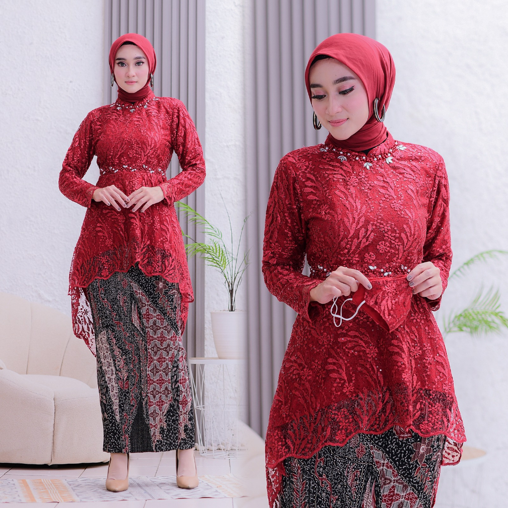 Vanriz Kebaya-Atasan Kebaya Lesti Kebaya Lamaran