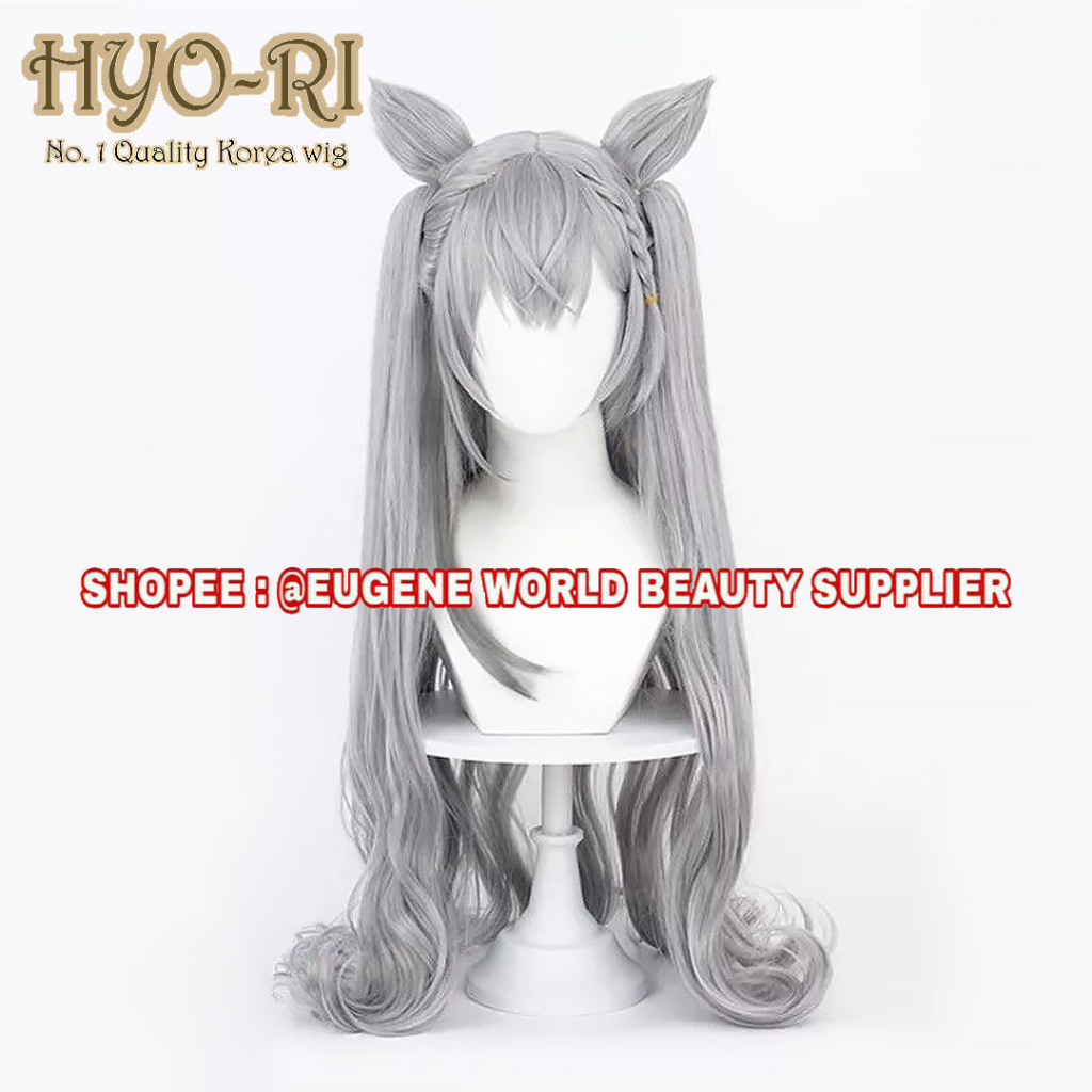READY STOCK STYLED - RAMBUT PALSU FULL WIG COSPLAY ANIME VIRTUAL YOUTUBER VTUBER HOLOLIVE WIG VESTIA