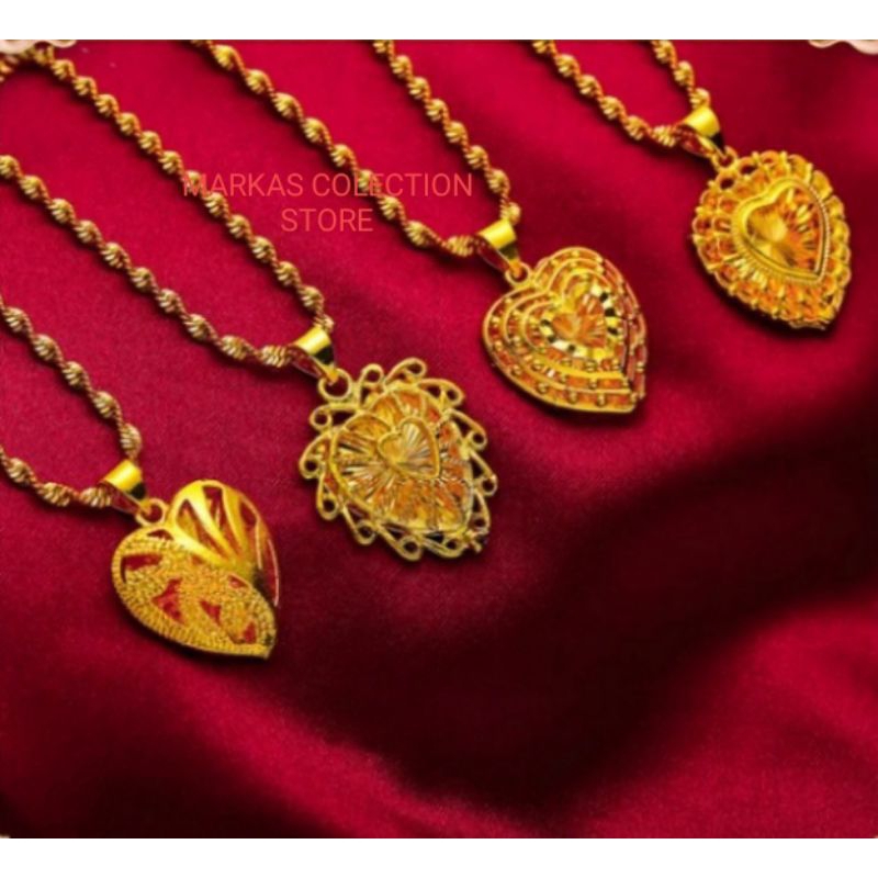 Kalung liontin 24k Kancing Emas  Hadiah Hari Raya untuk Istrinya 24k kalung emas liontin