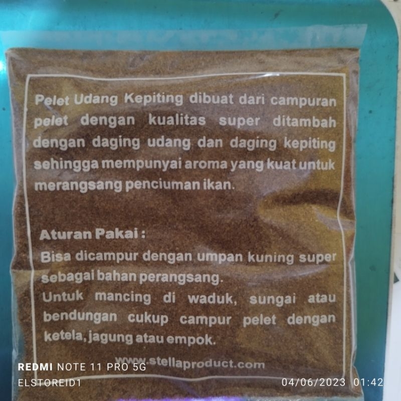 Umpan Pancing Stella Pelet UDANG KEPITING