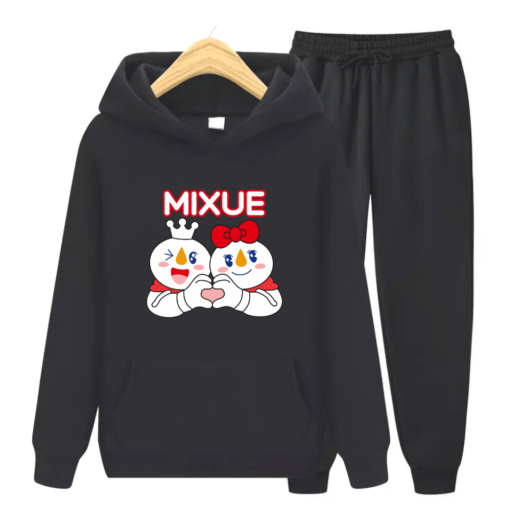 FenishaStore Sweater Hoodie Mixue | Anak-Remaja 4-14 Tahun ( SET Hoodie - Mixue )®