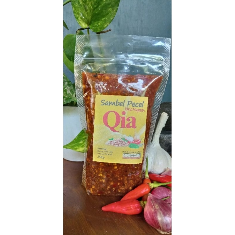 

Sambel Pecel Bumbu Pecel Sambal Kacang "QIA" 250gr