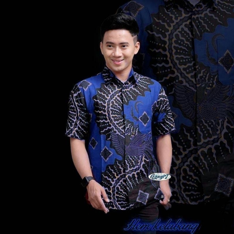 Kemeja batik pria modern lengan pendek dan termurah dengan kualitas terbaik