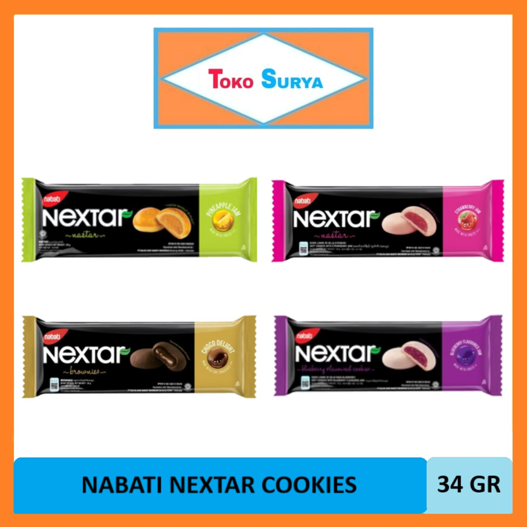 

Nextar Nabati Cokelat/Nanas/Strawberry/Blueberry 34 Gr