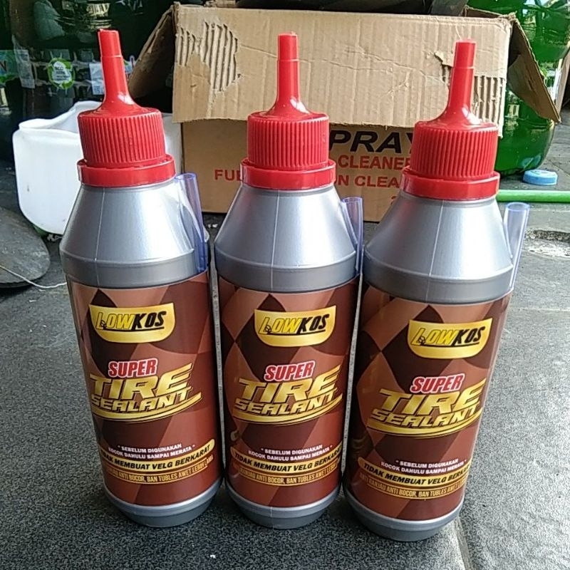 LOWKOS - CAIRAN BAN TUBLES 500ml Super Tire Sealant Anti Ranjau Anti Bocor Nambal Otomatis