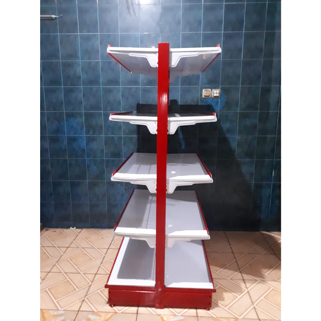 Rak Minimarket/Warung  Gondola Murah (DOUBLE)