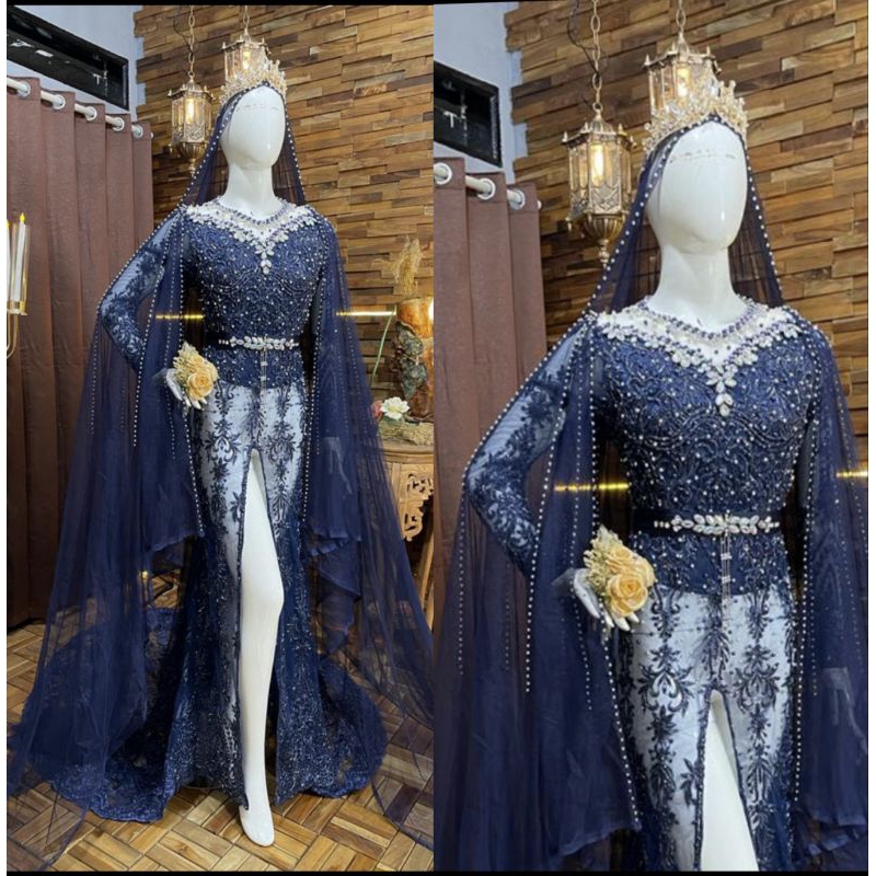 KEBAYA AKAD BEREKOR MODERN//KEBAYA BEREKOR FULL PAYET//KEBAYA MEWAH//BAJU