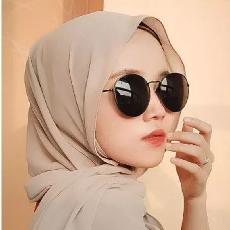 Kacamata Pria Wanita Retro Vintage Hitam