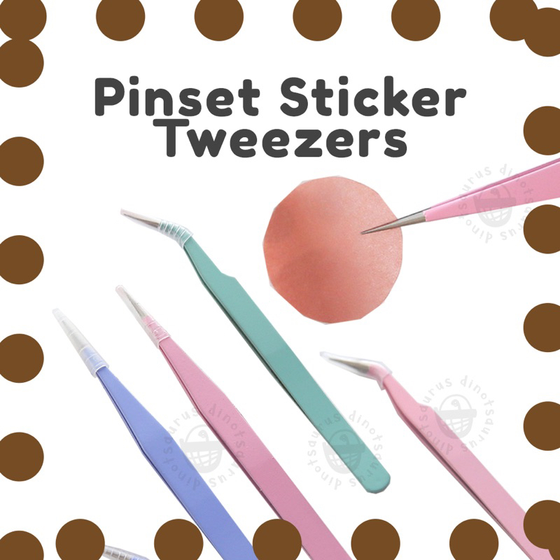 

Pinset Stiker Sticker Tweezers Pastel Color
