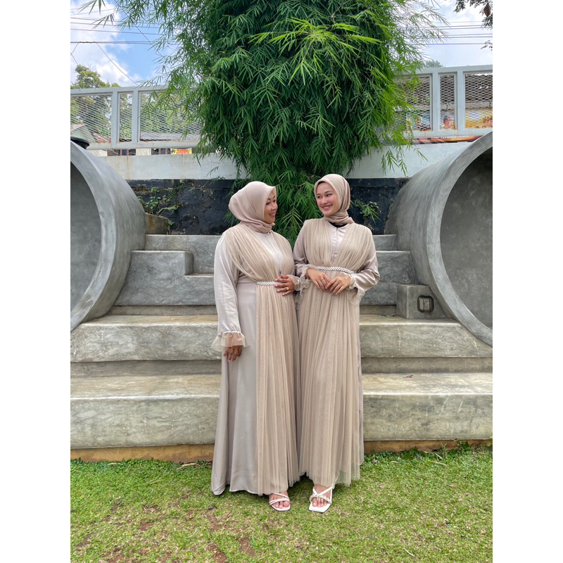 Chewid dress regina dress polos mix tile terbaru wanita