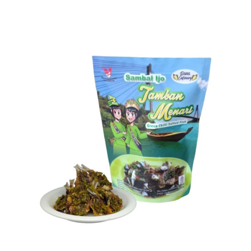 

Banadesign Ikan Asin Tamban Sambal Ijo 80g Oleh Oleh Batam