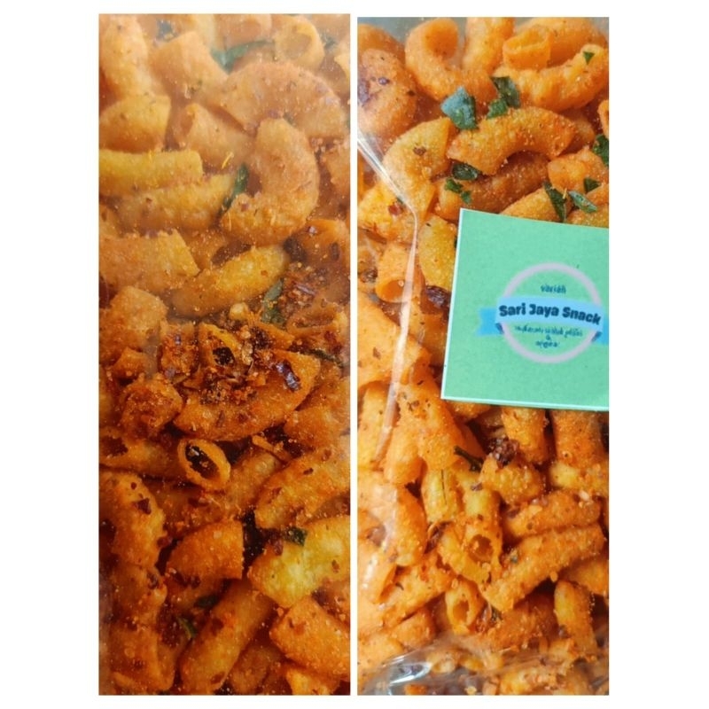 

MAKARONI PEDAS | Makaroni pedas + daun jeruk | Bumbu seblak