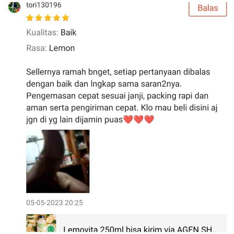 500ml BPOM Lemovita Fresh Sari Lemon Jus Lemon Murni 100% Jus Halal Alami dikirim Toko Tanginas Jogja