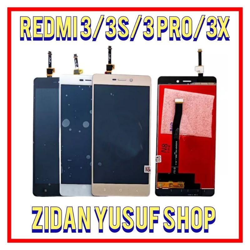 LCD TOUCHSCREEN XIAOMI REDMI 3 / REDMI 3S / REDMI 3 PRO / 3X FULLSET ORIGINAL