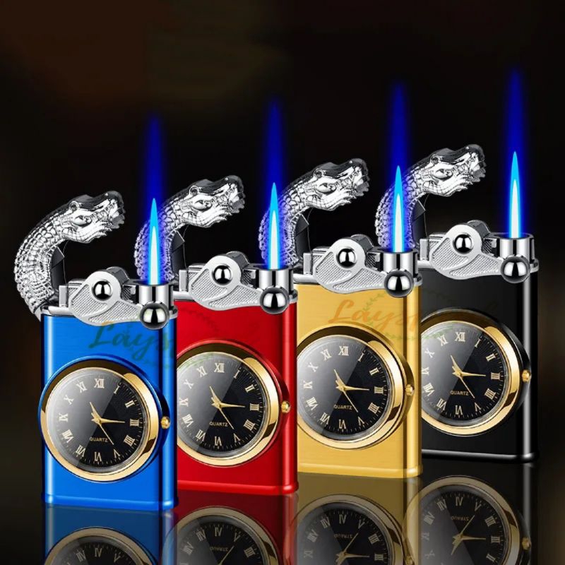 KOREK API DUA API BUAYA JAM /2API BUAYA JAM LIGHTER DOUBLE FLAME