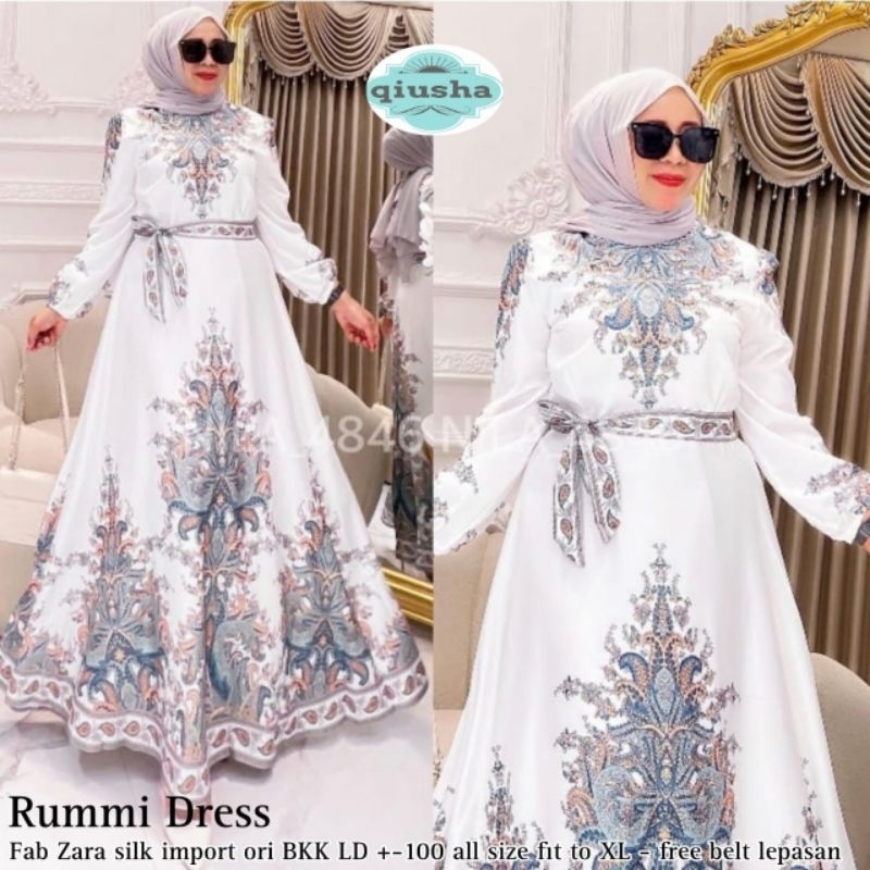 RUMMI DRESS GAMIS ZARA SILK IMPORT BKK BANGKOK