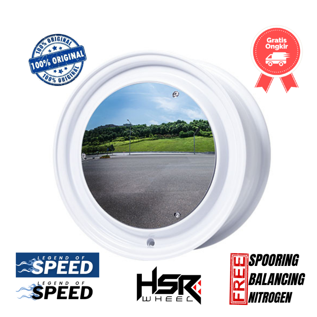 Velg HSR Ring 14 Mirror (Kijang, Corolla, Karimun, Estillo Dll)